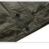 Outdoor Spring and Autumn Jacket Men's Military Style Pure Cotton Coat Men's Clothing