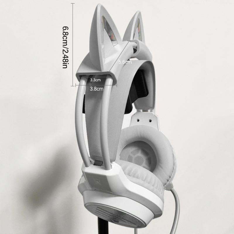 Adorable Cats Ear Silicone Decorations Silicone Attachments Perfect For Personalizing Headband Headphone Unique Look