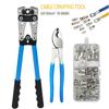 HX-50B Crimpzange 6-50mm AWG 1-10 Kat Auto Kupferring Blankes Kabel Batterieklemmen Kabelschuh Crimpwerkzeug Kabelklemmerzange