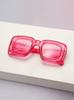 Cute Sparkle Kids Sunglasses Retro Square Frame UV Protection Glittery Shades for Toddlers for Park & Fashion Looks KJ073