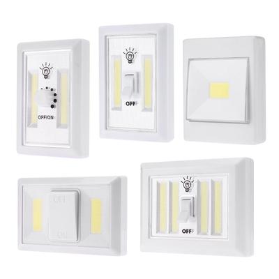 Battery Powered Cob Led Switch Wall Light Waterproof Wardrobe