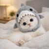 Cute Cat Shark Headgear Fish Shape Pet Cosplay Head Wear Dog Head Costume  Role Playing