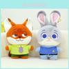 Adorable Ensemble de Peluches Zootopie avec Judy et Nick Animaux en Peluche Doux Cadeaux