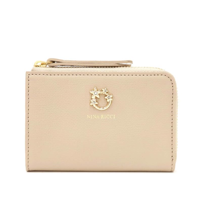 Nina Ricci Кошелек-визитница Jardin 85-1169 Бежевый