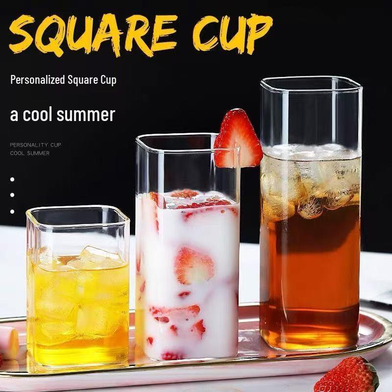 Heat-Resistant Transparent Glass Cup for Tea Brewing and Home Use