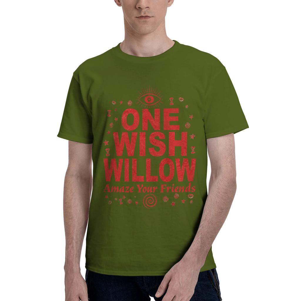 1 Piece Name Novelty 100 Cotton Tshirt One Wishs Willows Tees Tops For Unisex