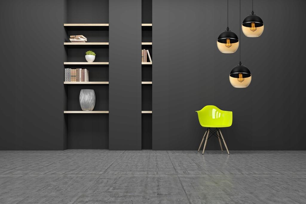 HANGING CEILING LAMP, GLASS PLAFON, LED LAMP