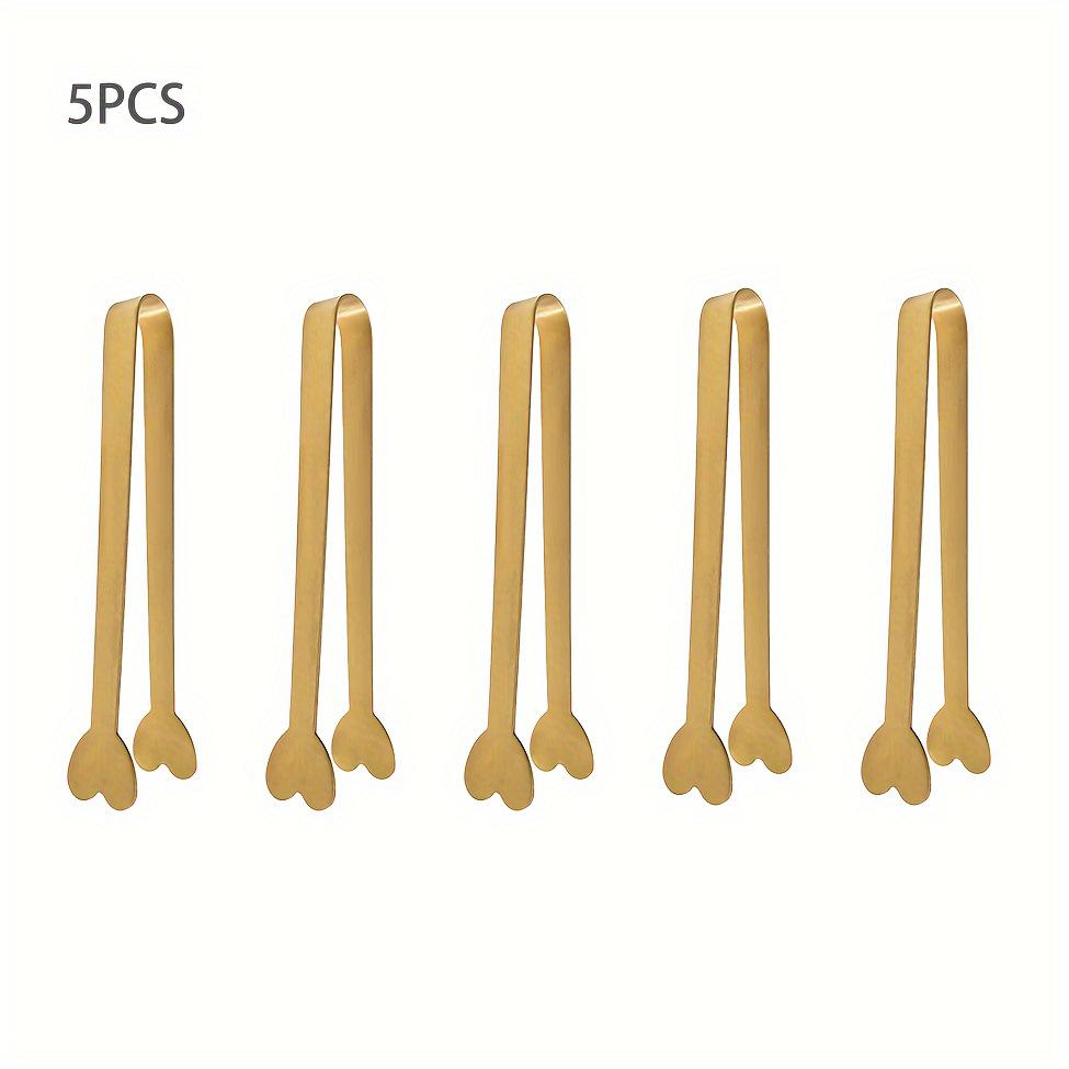 Stainless Steel Sugar Cube and Ice Tongs for Kitchen and Cafe Use