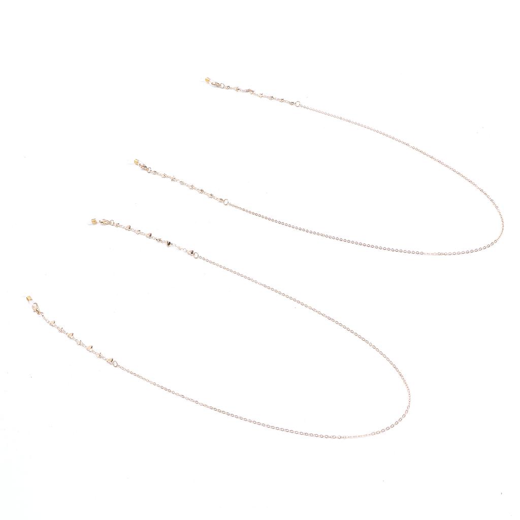 2pcs Face Cover Holder Chain Lanyard Strap Love FivePointed Star Sunglasses String Holder