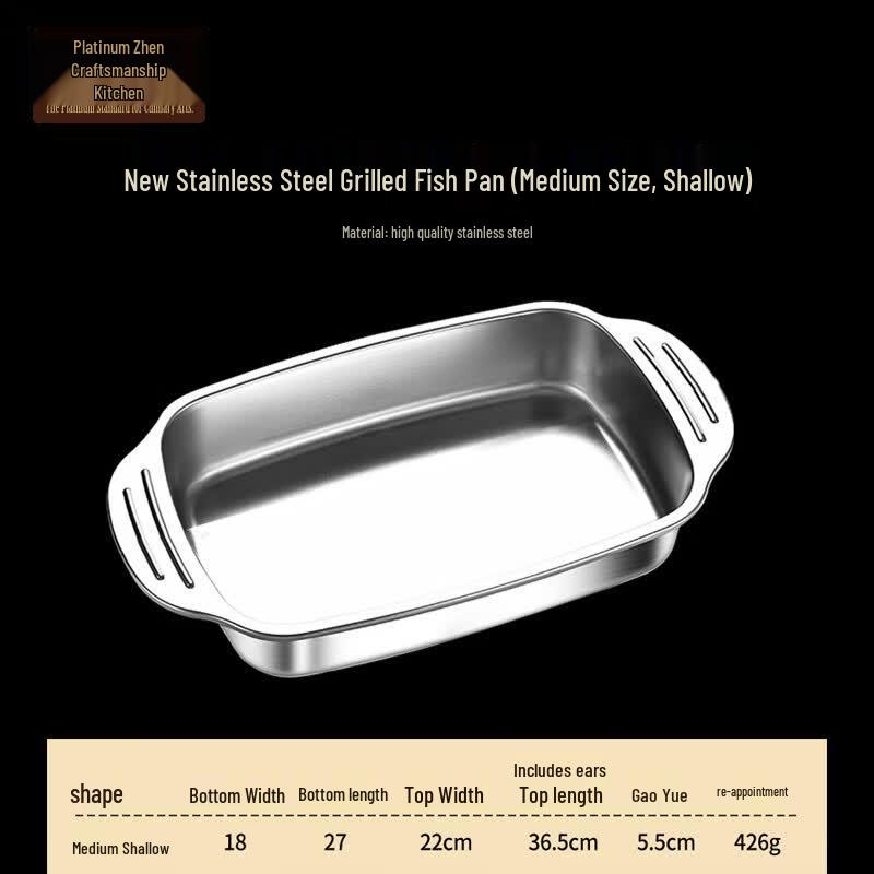 Stainless Steel Roasting & BBQ Pan
