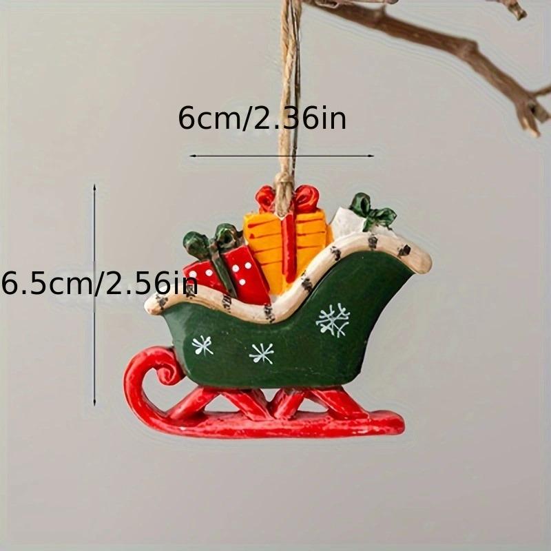 Christmas Socks Elk Horse Tree Decoration Pendants Hanging Ornaments Crafts Gifts Xmas 2025 New Year Party Wedding Decor Gifts