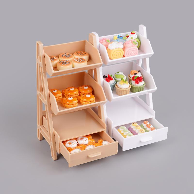 Миниатюрная Мини Подставка для цветов Полка Маленькая Модель Игрушка для кукольного домика Мини Симуляция Сцена Кукольный домик Десертное Украшение