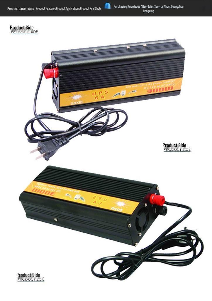 300W Off-Grid Bidirectional UPS Inverter with Charger - Uninterruptible Power Supply