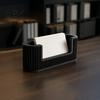 Sloping Opening Card Display Modern Minimalist Business Holder, Vertical Stripes Simple Style Organizer, Stand 3D Printing Storage Case for
