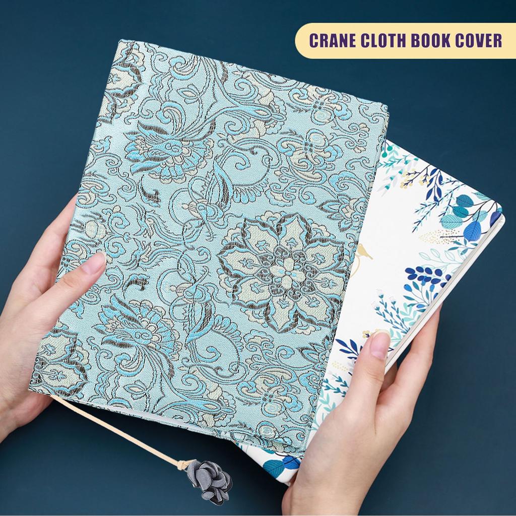 A5 Book Cover Notebook Exotic Handmade Cloth Fabric Adjustable Protector Washable Decoration Protection Exquisite 2025