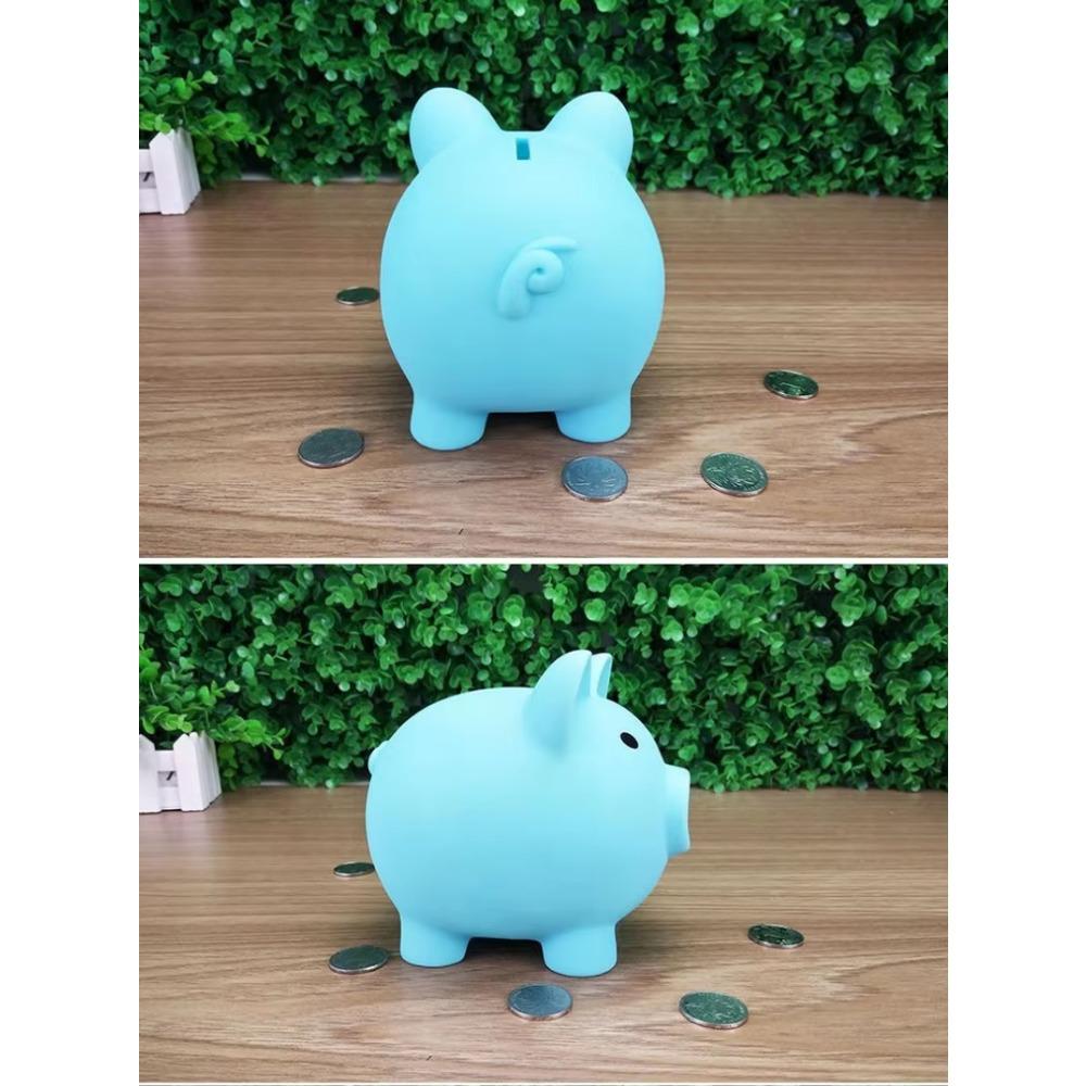 Piggy Bank,Unbreakable Plastic Money Bank,Coin Bank for Girls and Boys,Medium Size Piggy Banks, Practical Gifts for Birthday, Easter, Christmas (Pink)
