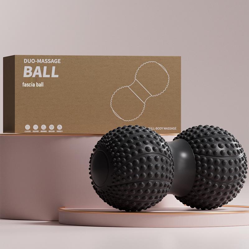Myofascial Double Massage Ball for Foot, Spine, Muscle Relaxation, and Acupoint Stimulation