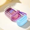 2025 Portable Soap Box Travel Mini Soap Box Sealed Drain With Lid Soap Box Transparent Light Luxury