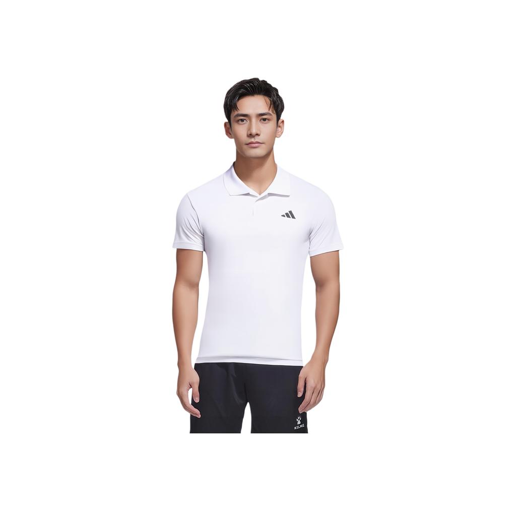 Adidas Tennis Climacool Solid Color Comfortable Slim Fit Casual Short Sleeve Polo Shirt Men tops Red JH3382