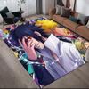 Naruto Naruto & Sasuke Collage Anti-Slip Rug, Rectangular Carpet for Bedroom & Game Area