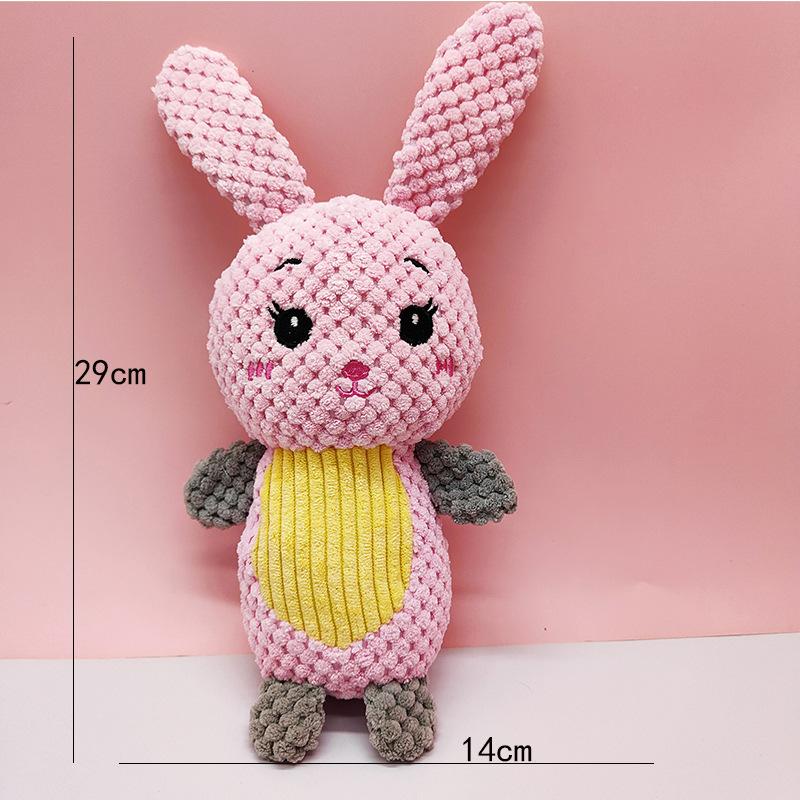 Plush frog dog chew toy squeaky pet toy