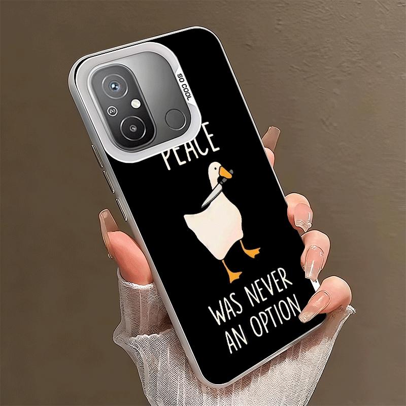 

Funny Cartoon Goose Game Shockproof Phone Case for Xiaomi Poco X7 X6 X5 X3 Pro F7 Ultra M8 Redmi 15C 15 14C 13C 12C 10C 13 12 10 Xiaomi Redmi 13