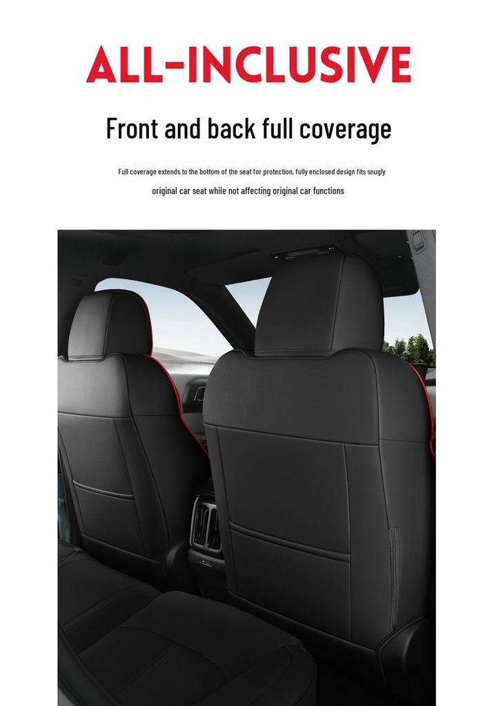 Fangchengbao-Bao5 23/24/25 Model All-Season Leather Car Seat Cover and Cushion Set