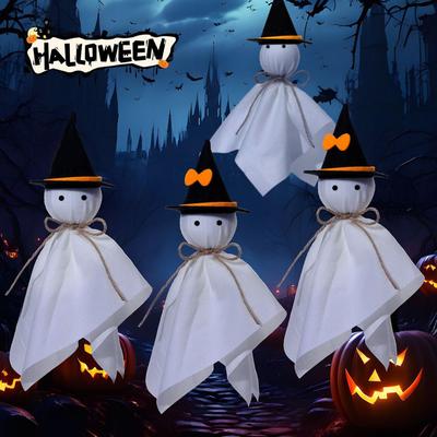 Ghost Decorations Cute Ghost Halloween Tree Decor Decorative Figurines Festival Pendant For Indoor Outdoor Yard Living Room