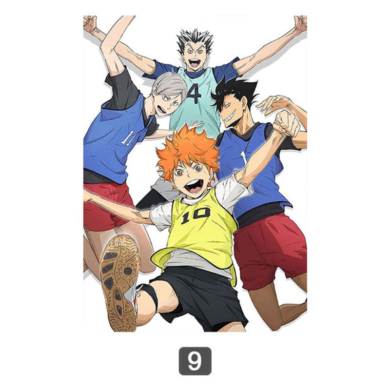 Japan Anime Haikyuu Volleyball Boy Cartoon Poster Wall Art Print Canvas Paintings To Decorate the Living Room Cuadros