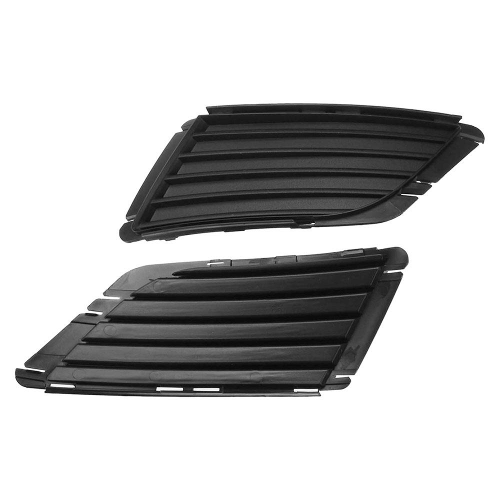 Left + Right Front Bumper Fog Light Cover Protector for Vauxhall Corsa C 2003-06
