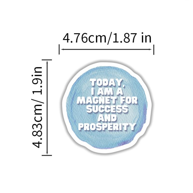 50PCS Motivational Stickers Inspirational Quotes Stickers English Motivational Decals Waterproof Vinyl Water Bottles Laptop