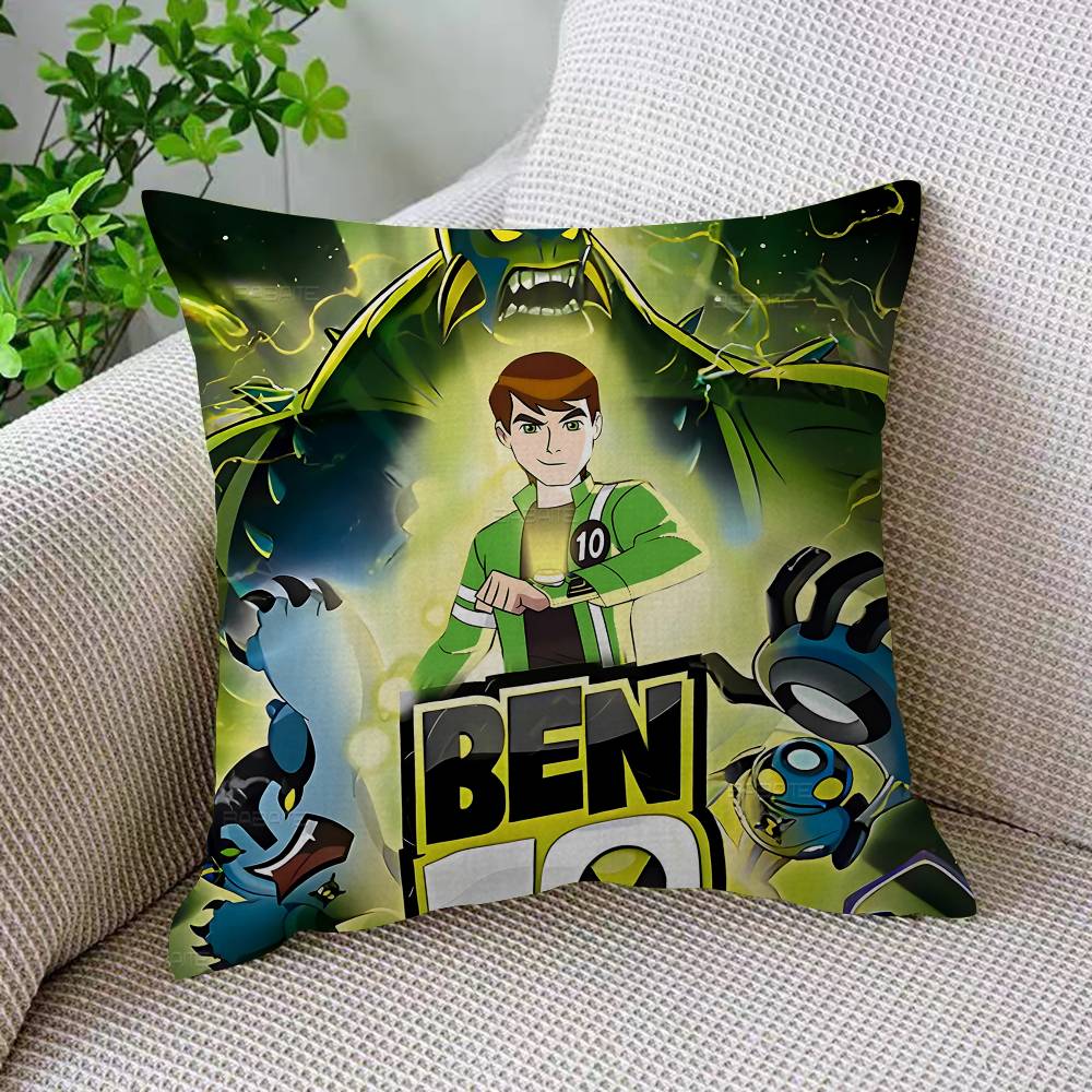 American Science Animation B-Ben 10 Cushion Cover Inches Farmhouse Decor Home Throw Pillow Covers For Couch Decorations