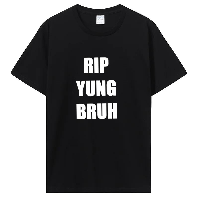 Rip Yung Bruh T Shirt Lil Tracy Meme Peep T-shirt Funny S... L