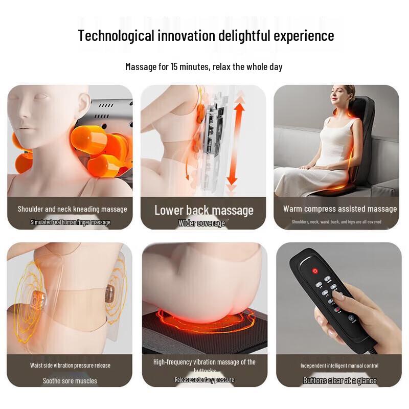 AUX Full Body Massage Cushion CN plug (adapter included)