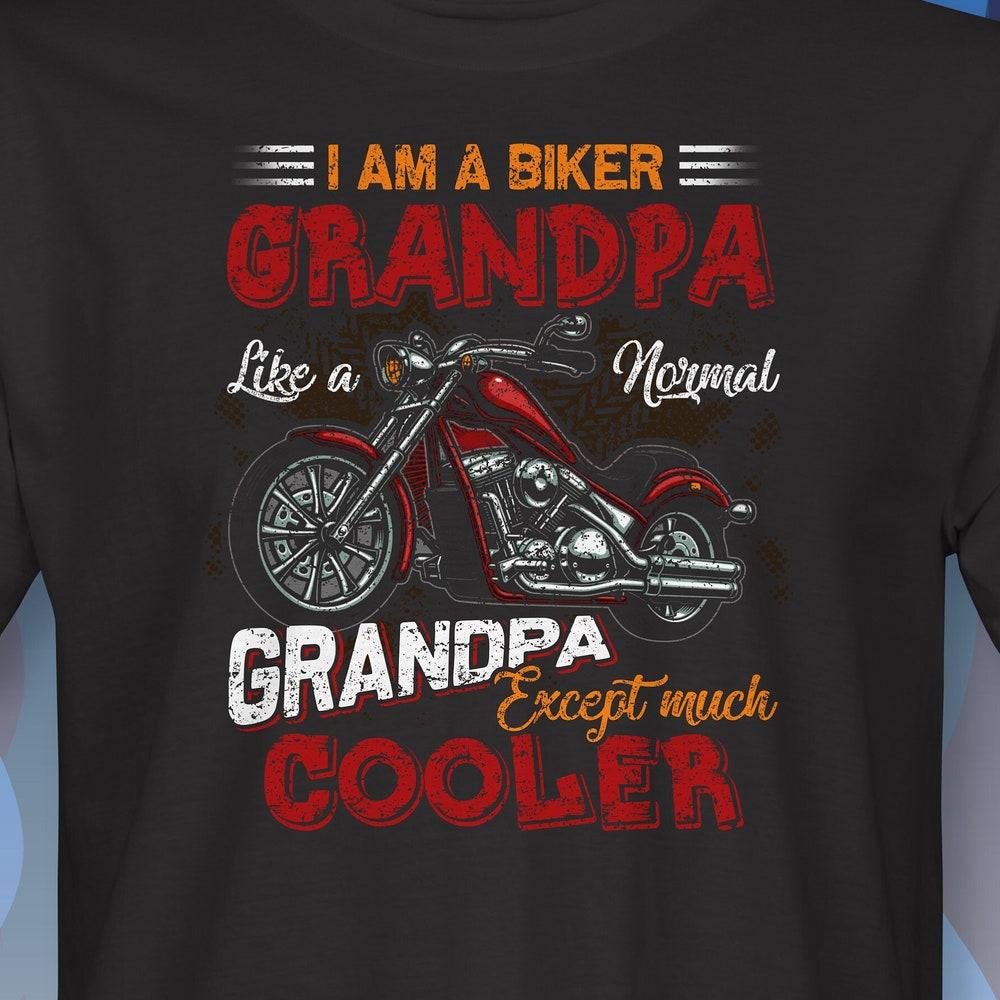 I m A Biker Grandpa Motocycle T-Shirt RM0111 M