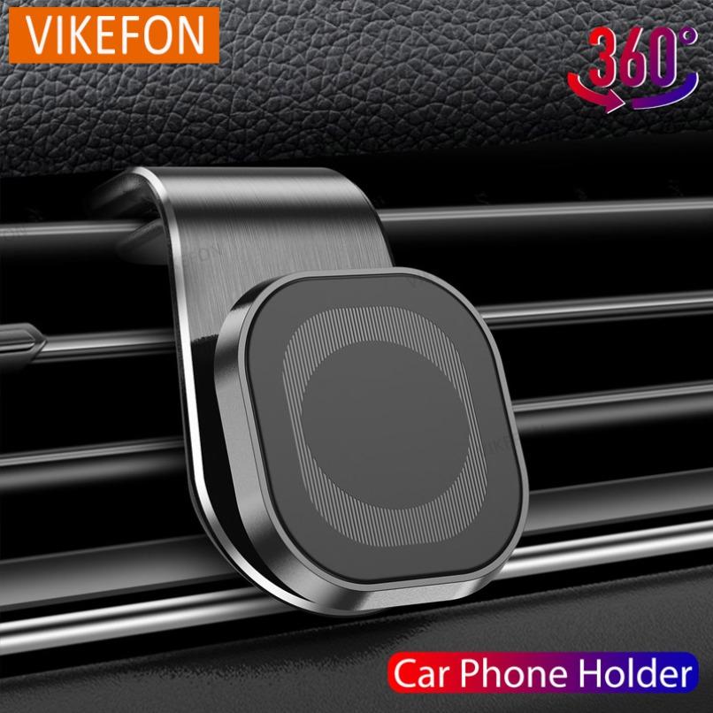 Magnetic Car Phone Holder 360° Rotation Air Vent Clip Mount for Magsafe iPhone 16 15 14 13 12 Xiaomi Samsung Smartphones Brcket