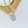 Cute Bear Necklace Female Versatile Hip-Hop Cold Wind Does Not Fade Sweater Chain Long Jewelry