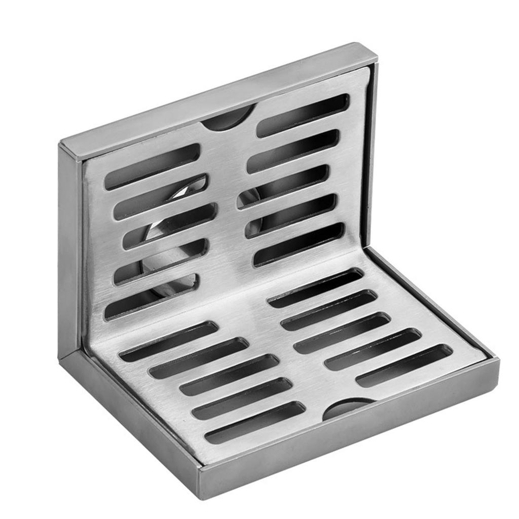 Side Drain 304 Stainless Steel Corrosion Resistance Thickened L Shape Floor Drain for Bathroom