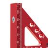 22.5-90 Degree Aluminum Alloy Woodworking Square 45/90° Angle Measuring Ruler  Woodworking