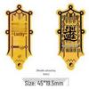 999 Pure Gold Treasure Chest Phone Sticker - Princess New Year Wealth Stickers Gift