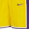 Nike Los Angeles Lakers Courtside Heritage NBA Drawstring Straight-Leg Sports Shorts Men Bottoms Amarillo-Yellow Cv5603-728