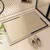 Xiansu bathroom floor mat, toilet suction door foot mat, carpet, diatom mud non-slip toilet, suction mat toilet