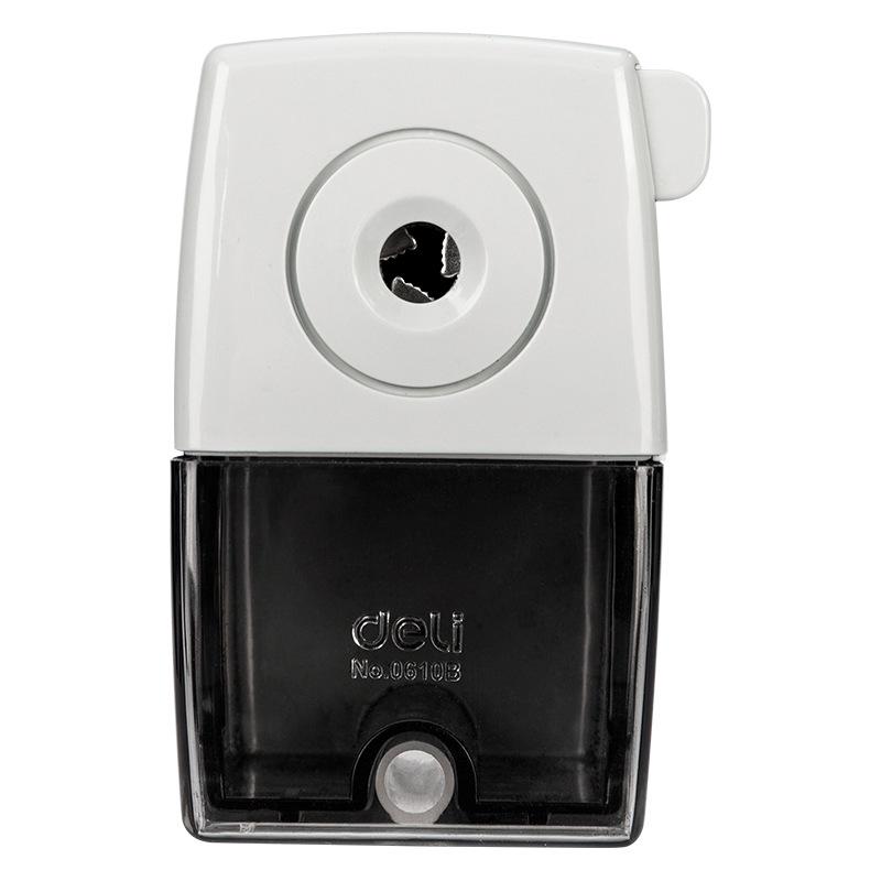 Deli 0610B Manual Hand-Crank Rotary Pencil Sharpener for Students