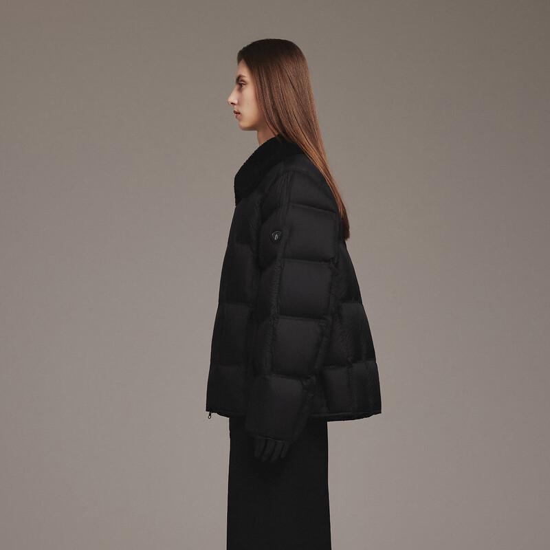 Tanboer Women's TB5530378Z Stand Collar Short Down Jacket