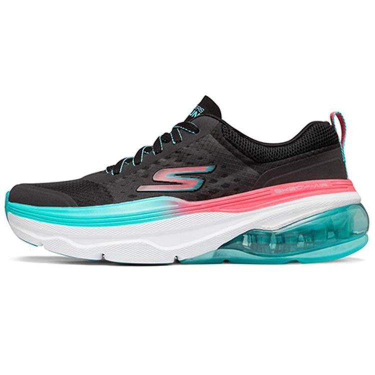 (WMNS) Skechers Max Cushioning Air  Black Green  Women s 128062-BKTQ EU 38