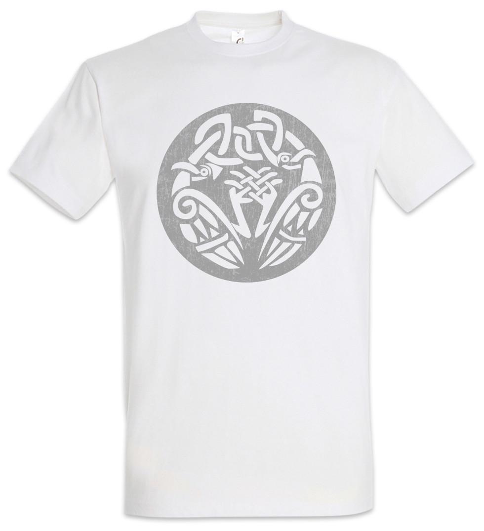 Celtic Birds T-Shirt Celts Celtic Crow Crows Bird Tattoo Tribal Sign Symbol S