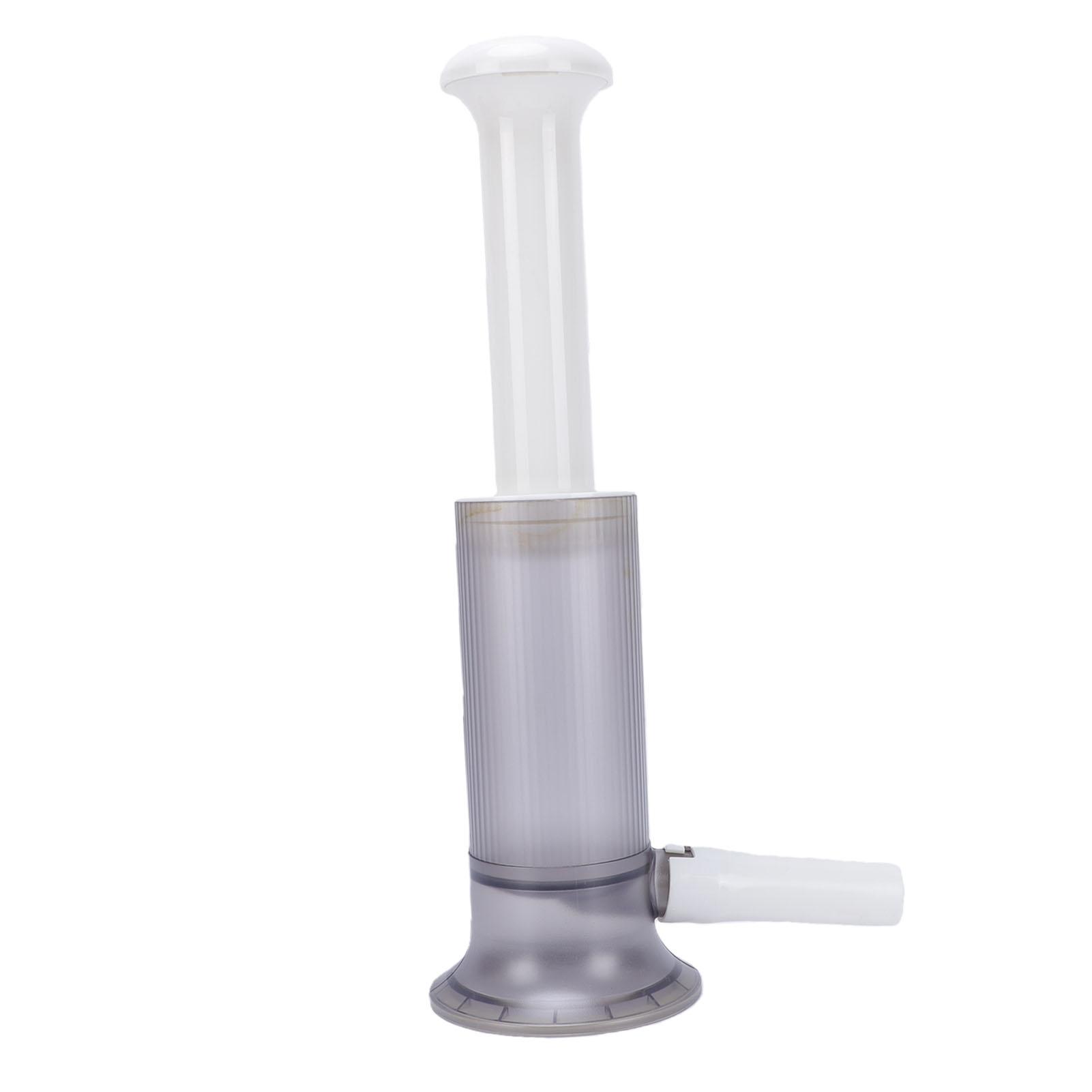 

Manual Sausage Maker Larger Caliber Homemade Sausage Filler with Non Slip Base for Household Grey