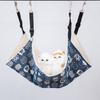 Cat Hammock Bed with Adjustable Straps Hanging Soft Pet Bed for Indoor Cats Pet Cage Accessories Small Dogs Chinchilla Hamster