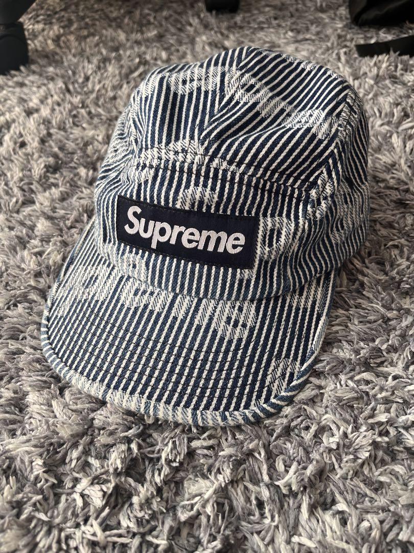 

[USED] Supreme Denim Camp Cap Stripe (24SS)