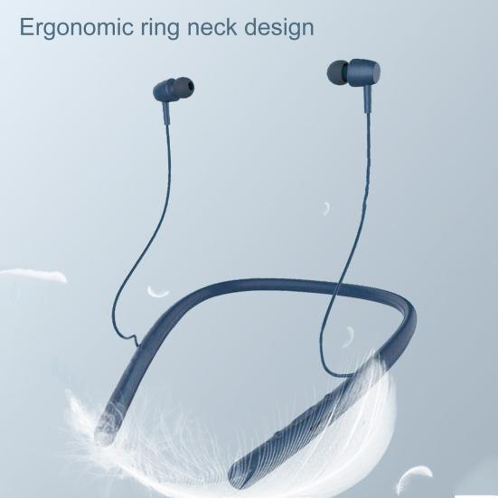 Bluetooth-compatible Earphone Neckband Noise Reduction Universal Wireless Stereo Game Earbud for Sports